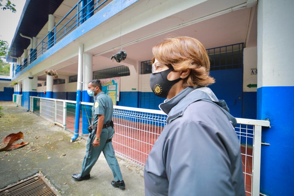 Ministra de Educación verifica Complejo Educativo en San Jacinto que servirá como albergue ministra-de-educacion-verifica-complejo-educativo-en-san-jacinto-que-servira-como-albergue
